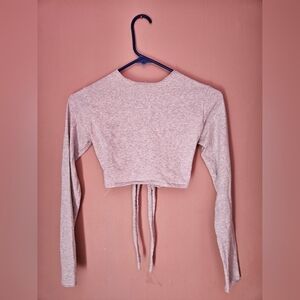Khy Long Sleeve Wrap Top Small